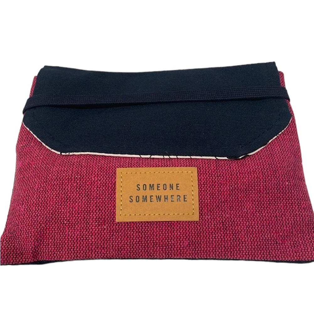 COPY - Delta One Someone Somewhere Artisan-Made Amenity Kit. Pink and Navy. New.